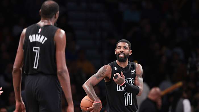 Kyrie Irving and Kevin Durant